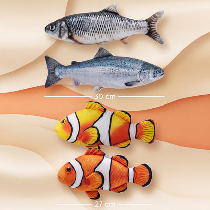 DESYRÉN Premium Hareketli Naneli Balık Oyuncağı