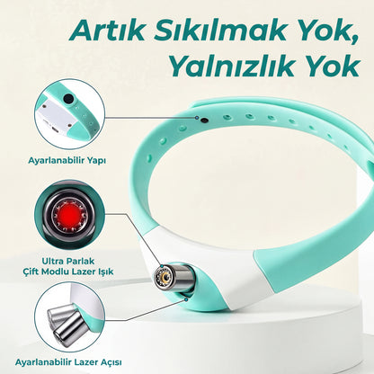 DESYRÉN PlayCat™ – Akıllı Lazerli Kedi Oyun Tasması