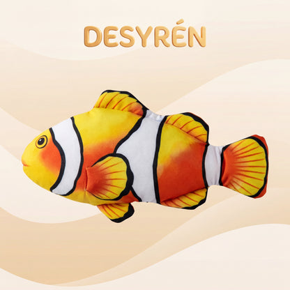 DESYRÉN Premium Hareketli Naneli Balık Oyuncağı