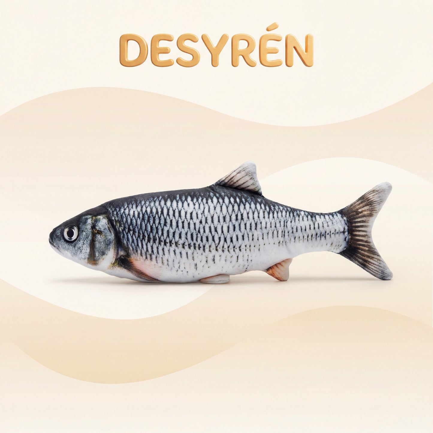 DESYRÉN Premium Hareketli Naneli Balık Oyuncağı